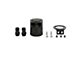 Mishimoto Universal High-Flow Baffled Oil Catch Can Kit; Black (Universal; Some Adaptation May Be Required)