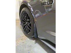 Carbon Fiber Mud Guards; High Gloss Finish (15-23 Mustang GT, EcoBoost, V6)