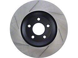 StopTech Sport Slotted Rotor; Front Driver Side (05-10 Mustang GT; 11-14 Mustang V6)