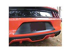 Lower Rear Fascia Accent Decal; Gloss Black (15-17 Mustang; 18-20 Mustang GT350)