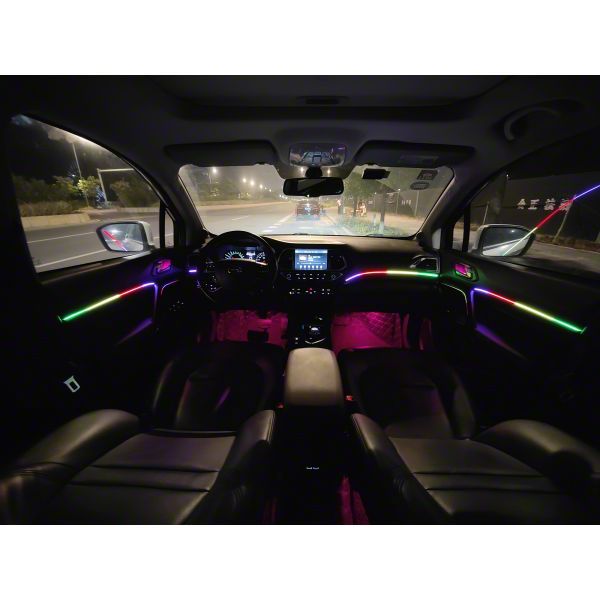 RedRock Color Changing LED Cup Holder Lighting with American Flag Logo  (20-24 Jeep Gladiator JT)