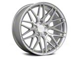 F103 Brushed Silver Wheel; Rear Only; 19x10; 38mm Offset (05-09 Mustang GT, V6)