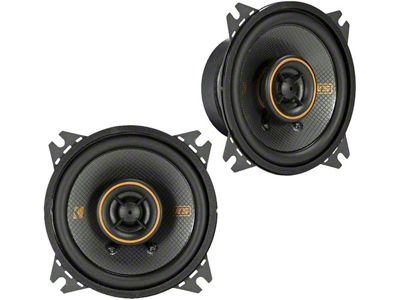 Kicker KS-Series 4-Inch Coaxial Speakers (Universal; Some Adaptation May Be Required)