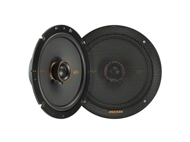 Kicker KS-Series 6.75-Inch Coaxial Speakers (Universal; Some Adaptation May Be Required)