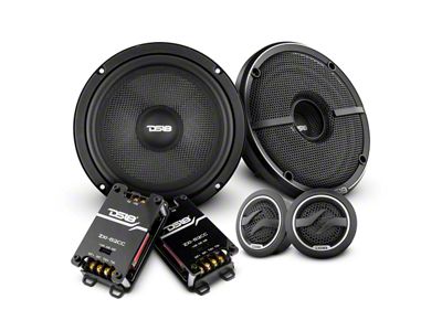 DS18 ZXI 6.50-Inch 2-Way Component Speaker System with Kevlar Cone; 240 Watts (Universal; Some Adaptation May Be Required)