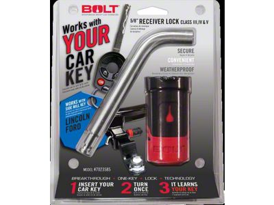 BOLT Lock 5/8-Inch Class III, VI and V Trailer Hitch Lock for Side Cut Keys