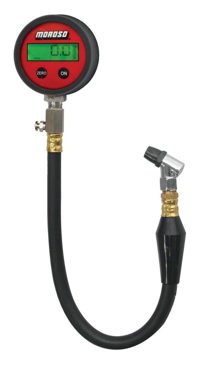Moroso Digital Display Tire Pressure Gauge; 0-60 PSI