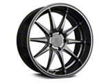 527D Chromium Black Wheel; Rear Only; 20x10.5; 20mm Offset (15-23 Mustang GT, EcoBoost, V6)