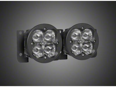 Concept Series 3-Inch Round LED Fog Lights; Driving Beam (17-19 Titan)