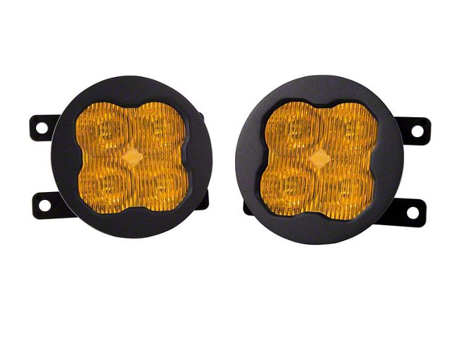 Diode Dynamics SS3 Max Type A LED Fog Light Kit; Yellow SAE Fog (2016 Titan XD)