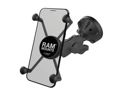 RAM Mounts X-Grip Large Phone Mount with Composite Suction Cup Base (Universal; Some Adaptation May Be Required)