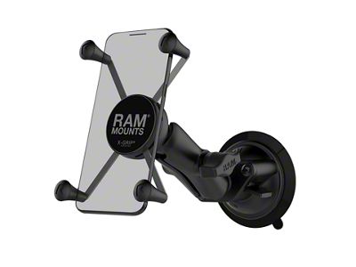 RAM Mounts X-Grip Large Phone Mount with Twist-Lock Suction Cup Base (Universal; Some Adaptation May Be Required)