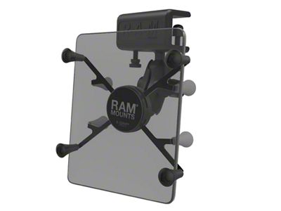 RAM Mounts X-Grip Mount with Glare Shield Clamp Base for 7 to 8-Inch Tablets (Universal; Some Adaptation May Be Required)