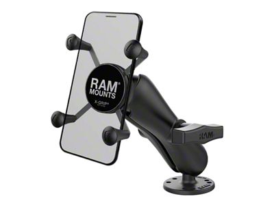 RAM Mounts X-Grip Phone Holder with Flat Surface Mount (Universal; Some Adaptation May Be Required)