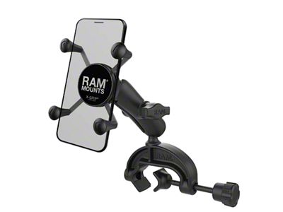 RAM Mounts X-Grip Phone Mount with Composite Yoke Clamp Base (Universal; Some Adaptation May Be Required)
