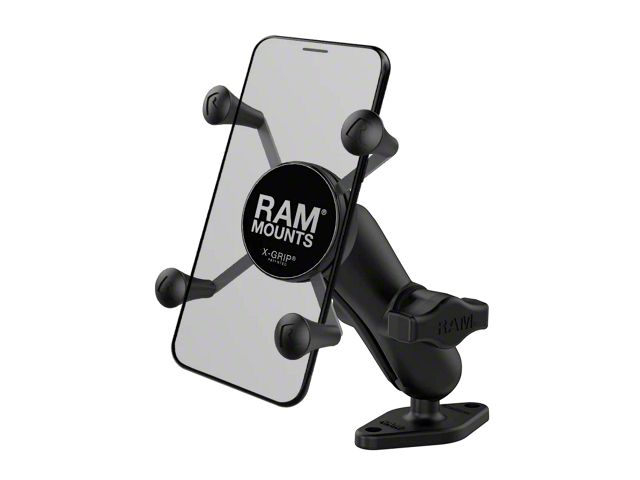 RAM Mounts X-Grip Phone Mount with Diamond Base (Universal; Some Adaptation May Be Required)