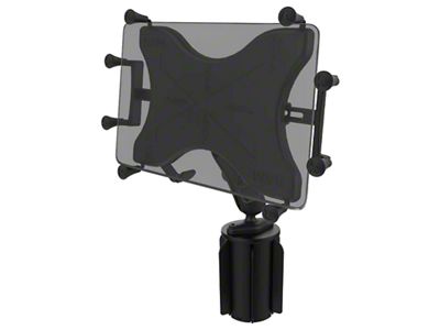 RAM Mounts X-Grip with RAM-A-Can II Cup Holder Mount for 9 to 10-Inch Tablets (Universal; Some Adaptation May Be Required)