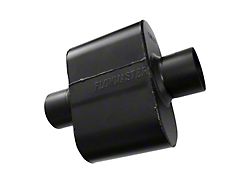 Flowmaster Super 10 Series Center/Center Oval Muffler; 2.50-Inch Inlet/2.50-Inch Outlet (Universal; Some Adaptation May Be Required)
