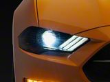OEM Style Headlight; Black Housing; Clear Lens; Passenger Side (18-23 Mustang GT, EcoBoost)