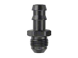 Hose Barb to AN Adapter; -6AN Male x 3/8-Inch; Black