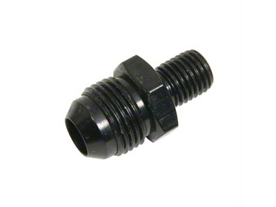 Metric Adapter; -8AN to 12x1.5; Black