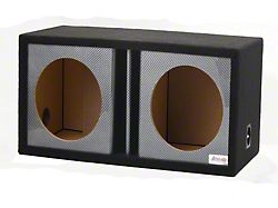 Bbox 15-Inch Dual Vented Subwoofer Enclosure; Black Carbon Fiber (Universal; Some Adaptation May Be Required)