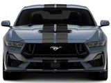 SEC10 Lemans Stripes; Matte Black; 8-Inch (24-26 Mustang)