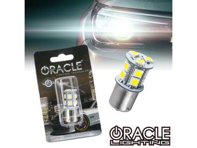 Oracle 13-LED 3-Chip SMD LED Reverse Light Bulb; Amber; 1156 (87-06 Jeep Wrangler YJ & TJ)