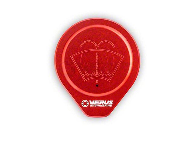Windshield Washer Fluid Reservoir Cap; Anodized Red (21-24 Bronco)