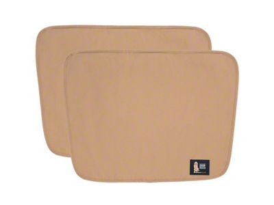 Weathertech Door Protectors; 22-Inch x 18-Inch; Tan (Universal; Some Adaptation May Be Required)