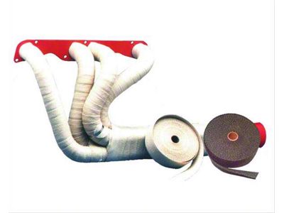 Thermo Tec Exhaust Wrap; 50-Foot x 1-Inch; Natural Color (Universal; Some Adaptation May Be Required)
