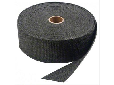 Thermo Tec Exhaust Wrap; 50-Foot x 2-Inch; Graphite Black (Universal; Some Adaptation May Be Required)