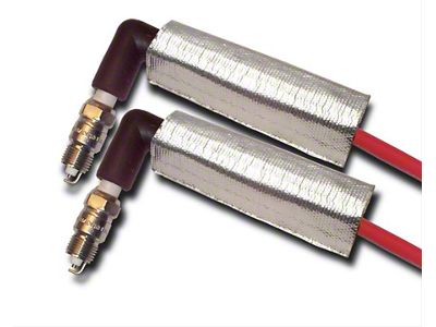 Thermo Tec 6-Inch Dual Layer Spark Plug Heat Shield; Set of Two (Universal; Some Adaptation May Be Required)