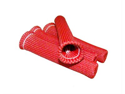 Thermo Tec Braided Plug Wire Sleeve; 6 x .375-Inch; Red; 4-Pack (Universal; Some Adaptation May Be Required)