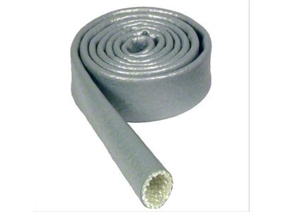 Thermo Tec Braided Fiberglass Heat Sleeve; 1/2-Inch x 10-Foot; Silver (Universal; Some Adaptation May Be Required)