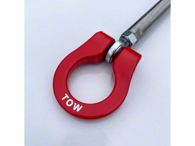 Premium Stealth Tow Hook D-Ring; Paintable (Universal; Some Adaptation May Be Required)