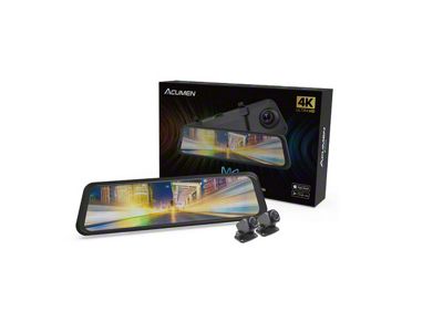 Acumen M4 Mirror Dash Cam with 2 Cameras (Universal; Some Adaptation May Be Required)