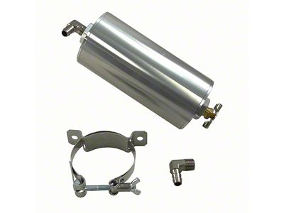 UPR Products Billet Coolant Overflow Tank; Satin (Universal; Some Adaptation May Be Required)