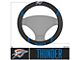 Steering Wheel Cover with Oklahoma City Thunder Logo; Black (Universal; Some Adaptation May Be Required)