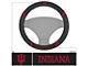 Steering Wheel Cover with Indiana University Logo; Black (Universal; Some Adaptation May Be Required)