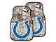 Carpet Front Floor Mats with Indianapolis Colts Logo; Camo (Universal; Some Adaptation May Be Required)