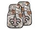Carpet Front Floor Mats with New Orleans Saints Logo; Camo (Universal; Some Adaptation May Be Required)