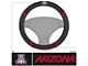 Steering Wheel Cover with University of Arizona Logo; Black (Universal; Some Adaptation May Be Required)