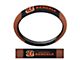 Grip Steering Wheel Cover with Cincinnati Bengals Logo; Tan and Black (Universal; Some Adaptation May Be Required)