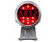 LED Digital Tachometer and Shift Light; Silver and Red (Universal; Some Adaptation May Be Required)