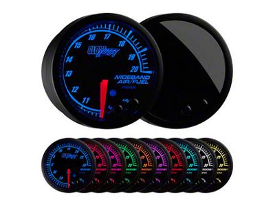 Wideband Air/Fuel Ratio Gauge; Elite 10 Color (Universal; Some Adaptation May Be Required)