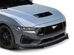 SpeedForm 3-Piece Chin Spoiler; Matte Black (24-26 Mustang GT w/o Performance Pack, EcoBoost w/o Performance Pack)