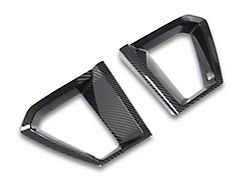 MMD Grille Inserts; Carbon Fiber (24-26 Mustang Dark Horse)