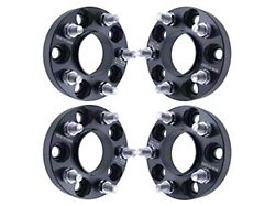 1-Inch Hubcentric Wheel Spacers; Set of Four (94-14 Mustang)