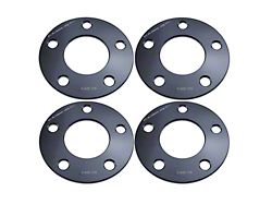 5mm Hubcentric Wheel Spacers; Set of Four (94-26 Mustang)